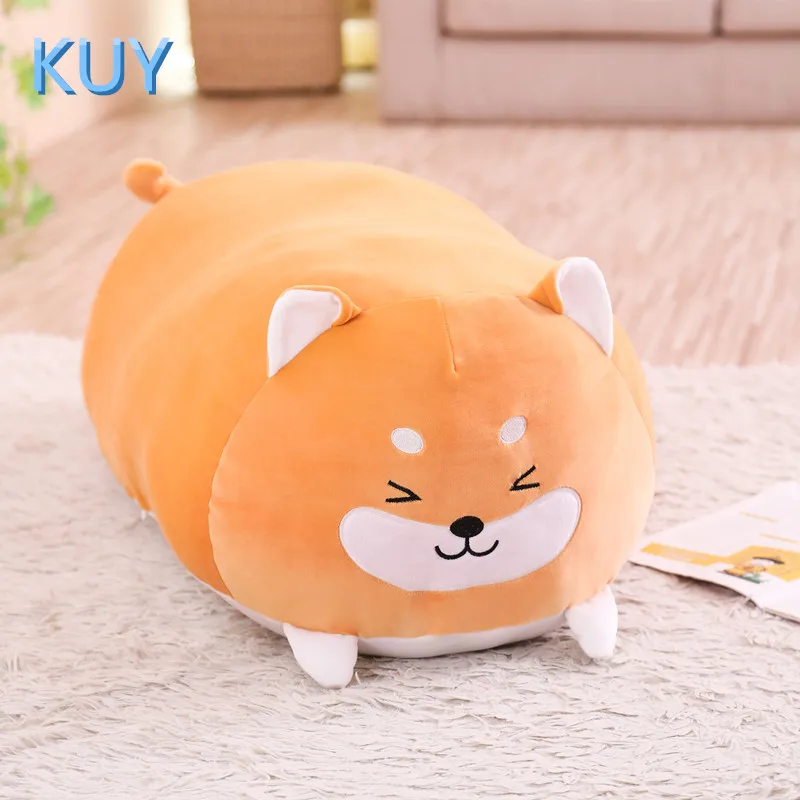 60/90 см новые гигантский милые плюшевые игрушки чучело кукла Симпатичный кот собака свинка Toroto диванная Подушка Детские успокоить игрушка для декора дома - Цвет: dog