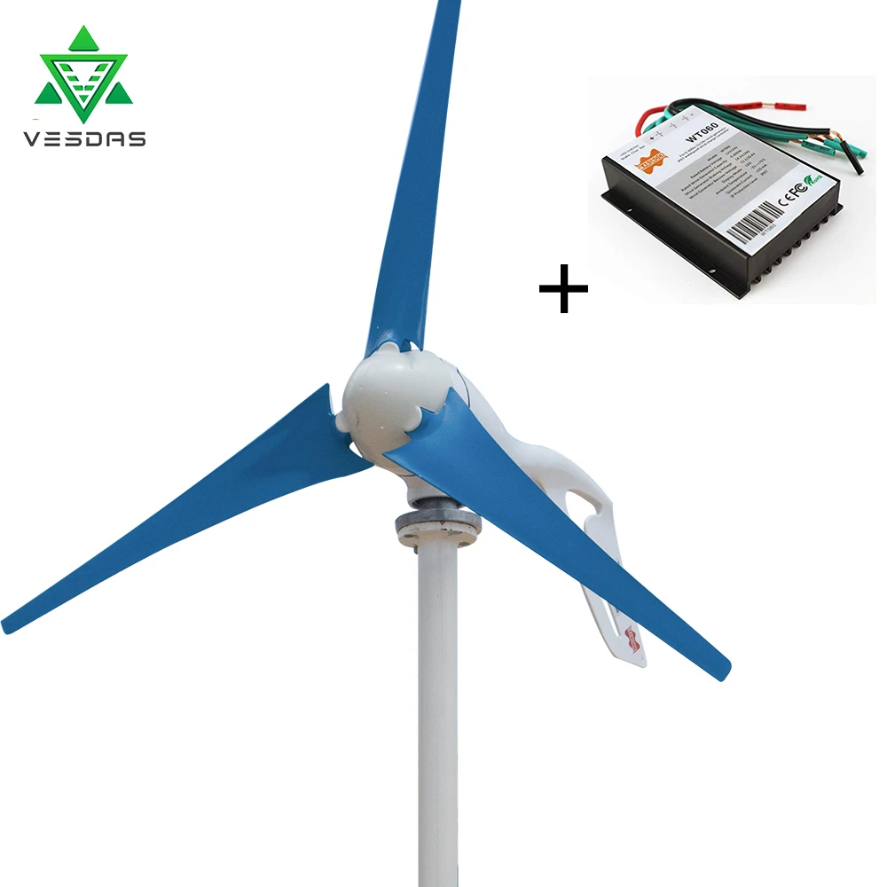 Generatore Eolico Generatore Eolico 12V 400W Con MPPT E Anemometro 5 Pale P 010735142846 - Foto 9