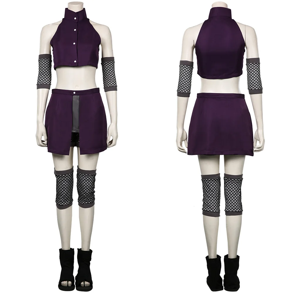 Anime Yamanaka Ino Cosplay Costume Women Ninja Skirt Outfits Halloween Carnival Suit | Тематическая одежда и униформа