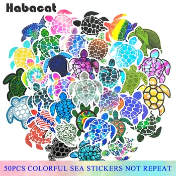

41 Pcs/set Colorful Funny Sea Turtle Stickers For Motorcycle Luggage Laptop Skateboard Waterproof Pegatinas To DIY Desk Sticker