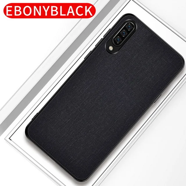 Luxury Fabric Cloth Phone Case For Sony xperia 10III  1III  5II  Xperia1 5III ACE II  Slim Soft Bumper Hard PC Back Cover black