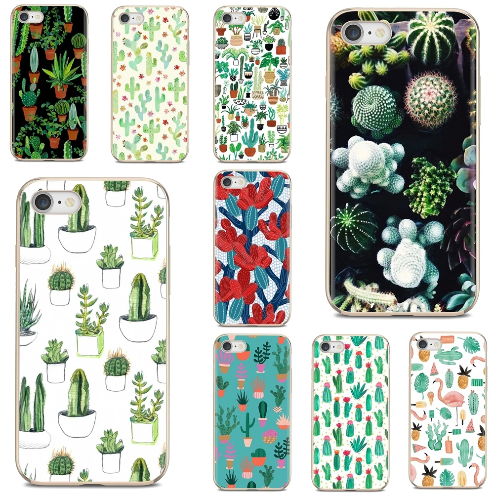 Мягкий чехол для Samsung Galaxy J1 J2 J3 J4 J5 J6 J7 J8 Plus 2018 Prime 2015 2016 2017 EU Cactus Flower Green Plants Desert |