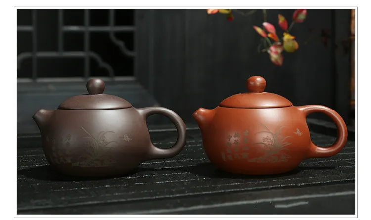 Сырой руды фиолетовый песок Xi Shi чайник Китай yinxing zisha чайный набор ручной работы чайник подарок Фиолетовый Глиняный Чайник чайный