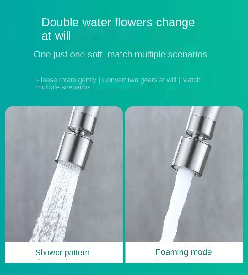 Description Picture 6 of itemKitchen Faucet Universal Joint Splash Head Extension Washbasin Wash Basin Bathroom Sink Faucet Artifact Kitchen Accessories