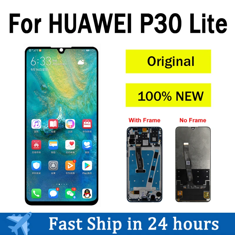 Новый оригинальный ЖК-экран для HUAWEI P30 Lite ЖК-дисплей сенсорный экран Nova 4e с