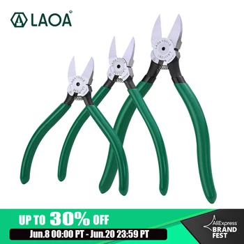 

LAOA CR-V Plastic Cutting pliers 5 / 6 / 7 inches Jewelry Electrical Wire Cable Cutters Side Snips Hand Tools diagonal pliers