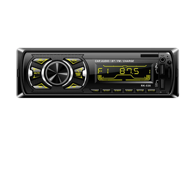 Автомагнитола 1 din автомобильный радиоприемник с Bluetooth стереоплеер AUX MP3