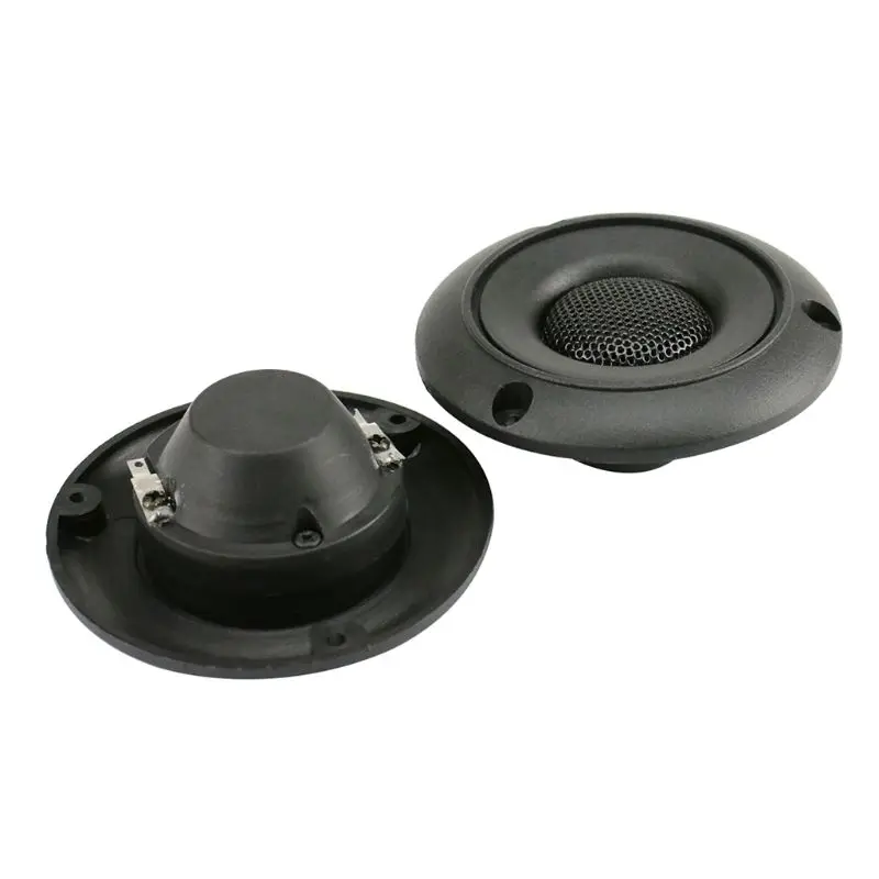 2PCS 2.5Inch Round Piezo Tweeter 25W Ceramic Piezo Speaker Piezoelectric Audio Speaker Buzzer Treble DIY