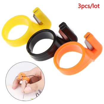 

Finger Knife 3PCS/1PCS Plastic Thimble Sewing Ring Thread Cutter Finger Blade Needle Sewing Craft DIY Accessory Tool