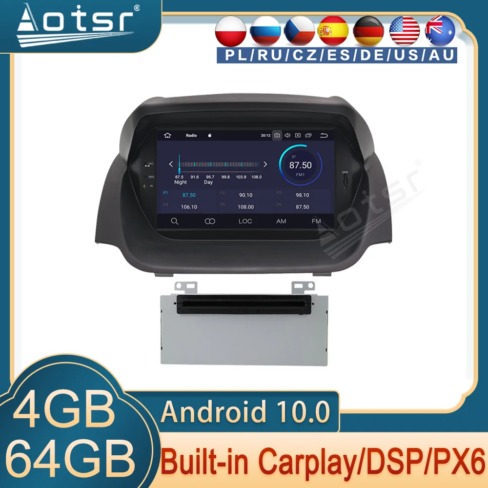 

Автомобильный мультимедийный плеер для Ford Fiesta MK7 Android Радио экран 2013 2014 2015 2016 GPS Навигация стерео головное устройство сенсорный экран