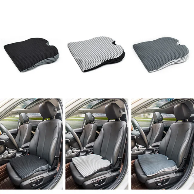 Auto keil sitzkissen für auto fahrersitz, büro stuhl, rollstuhl, memory  foam sitz, orthopädische unterstützung und low back schmerzen - AliExpress