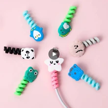 Winder Cable-Protector Earphone Data-Cable Home-Storage-Tool Cute Universal Cartoon
