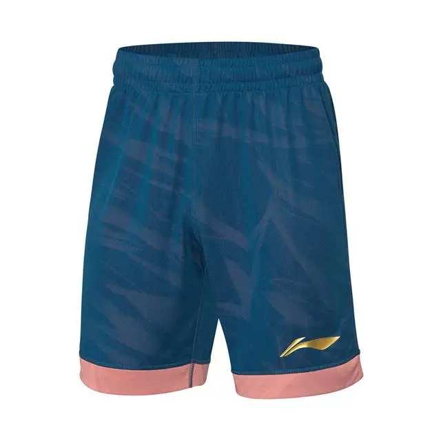 Li-Ning для мужчин CBA баскетбольные шорты для соревнований низ полиэстер Slim Fit спортивные шорты AAPP311 COND19 - Цвет: AAPP311-1H