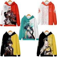 

Genshin Impact Sweatshirts Cosplay Costume Autumn And Winter New 3D Printing Hoodies Long Sleeve Unisex Hoodie Hooded Sweatshirt