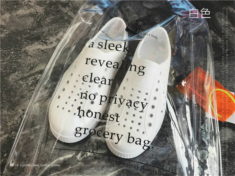 Новинка года; детская обувь из прозрачного пластика; обувь из Крока; Scarpe; детские ботинки для сада; пляжные сабо из ПВХ