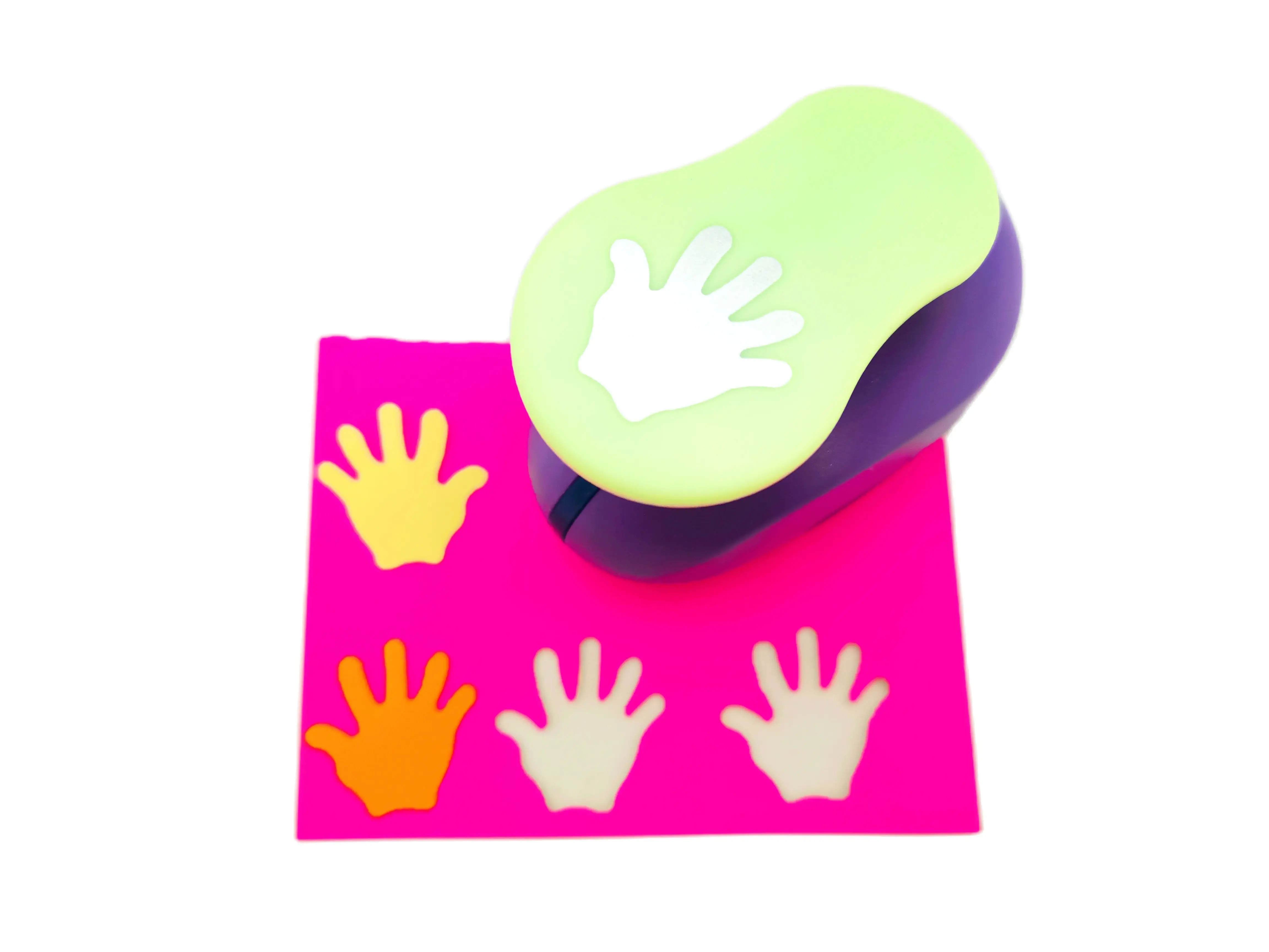 Scrapbook Punches 1"(2.5cm) hand shaped craft punch Palm Punch Craft Scrapbooking school Paper Puncher eva hole punch