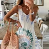 Everkaki Boho Print Maxi Dress Women Summer Vestidos Ethnic Ladies Gypsy Vacation Beach Long Dresses Female 2022 New Fashion ► Photo 3/6