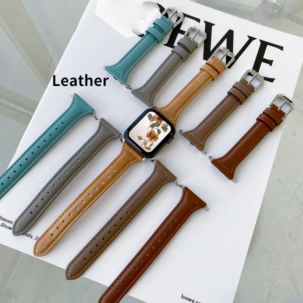 

Ремешок кожаный для Apple Watch Band 44 мм 40 мм IWatch 42 мм 38 мм