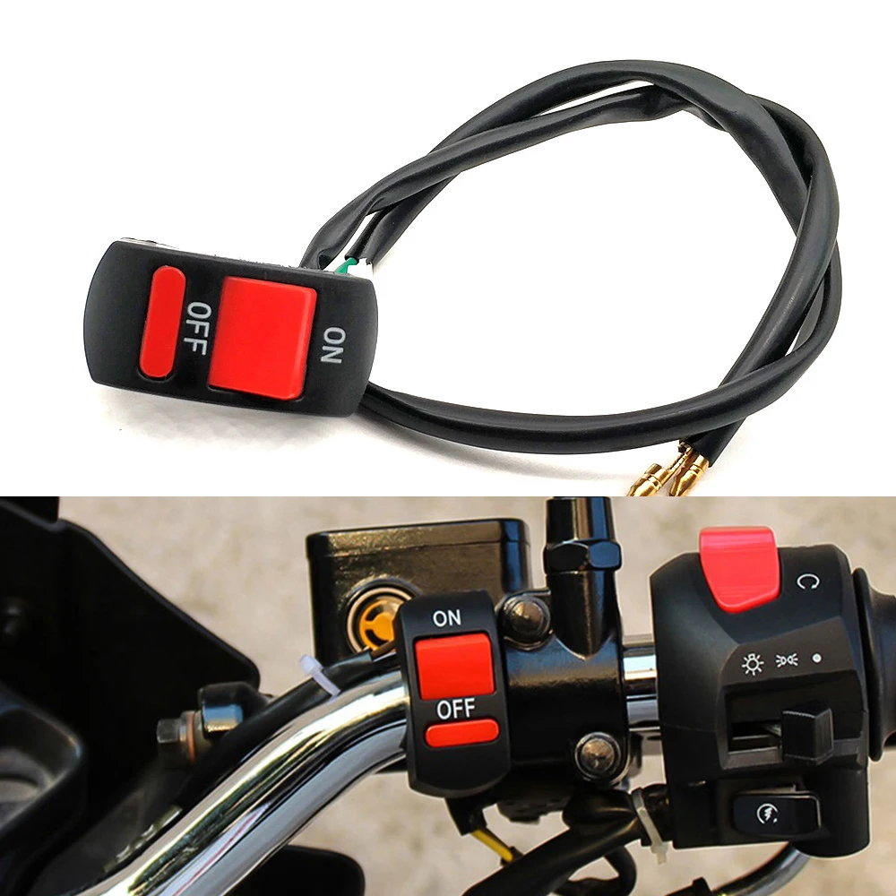 Universal Motorcycle Handlebar Flameout Switch ON OFF Button For Suzuki GSF 1200 1250 650 BANDIT GSX 1250 1400 650F GSR 600 750