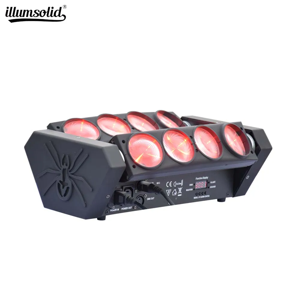 

8x12w Rotating Moving Head LED Stage Effect Lamp Spider Stage Beam Light for Disco