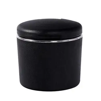 

Car Accessories Portable LED Light Car Ashtray Universal Cigarette Cylinder Holder Anti-slip Rubber Car Styling 2020