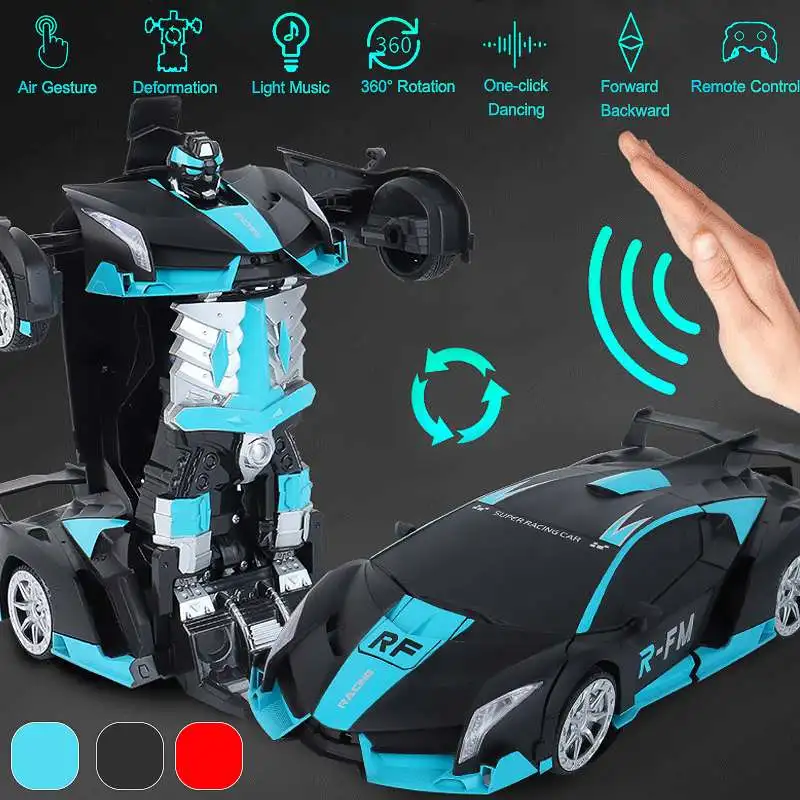Трансформация автомобиля, 1:12 зондирования, деформация, RC автомобиль, игрушка, светодиодный светильник, Электрический робот, модели, дистанционное управление, автомобиль, RC, боевые игрушки