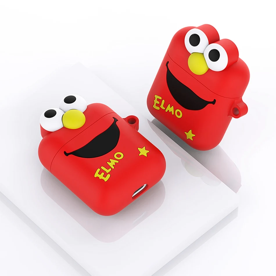 Чехол для наушников для Apple Airpods 2 чехол силиконовый милый тигр Мультяшные наушники чехол для Air Pods 1 Аксессуары для Earpods чехол - Цвет: 19W