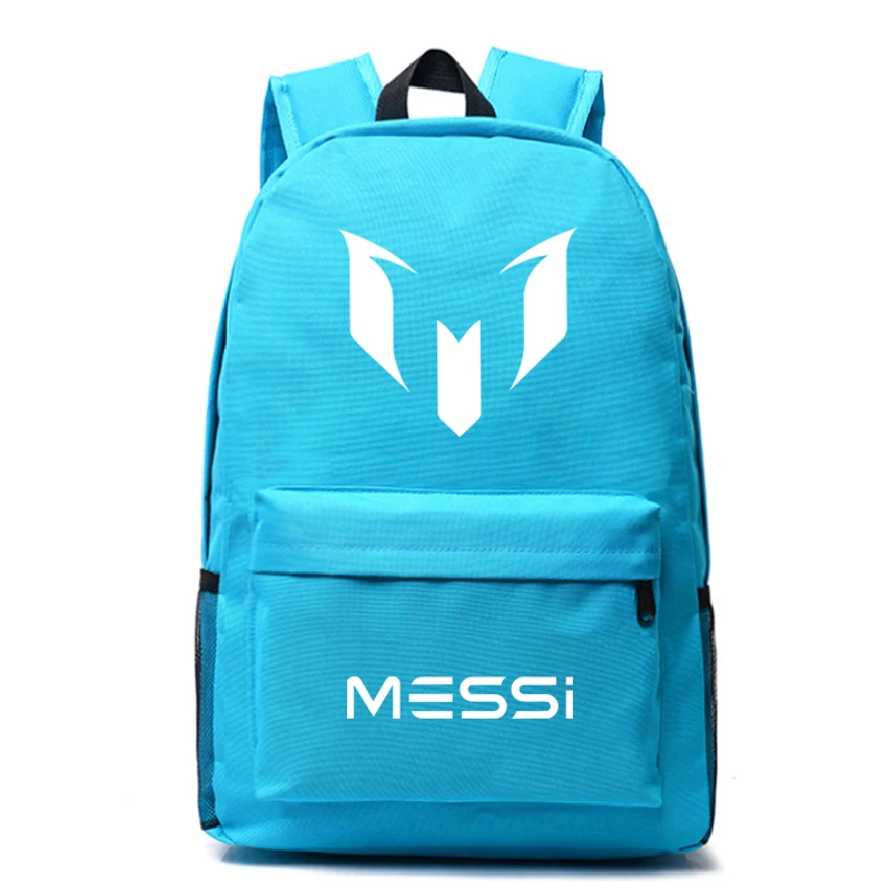 10 Высококачественный школьный рюкзак Messi, школьный рюкзак, модный рюкзак с новым рисунком для ноутбука, мужской и женский туристический рюкзак - Цвет: 10