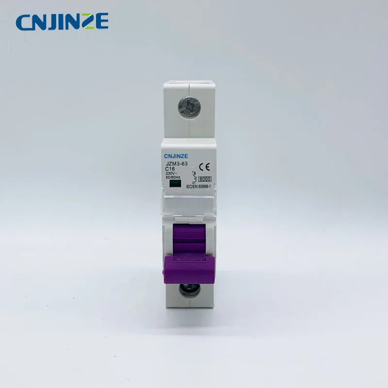 

Circuit Breaker Low-voltage Miniature Air Circuit Breaker 1pole Purple handle miniature circuit breaker 16A