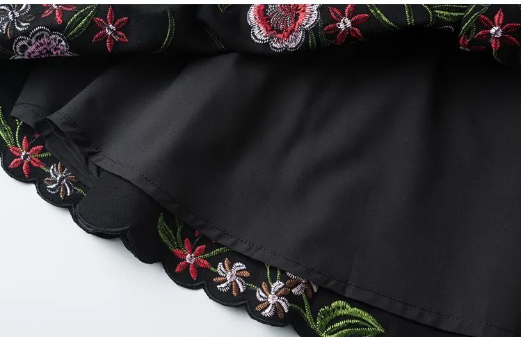 Высококачественное винтажное платье 3XL, весна, новинка, высшее качество, женские рождественские вечерние платья, зимние трапециевидные платья с вышивкой