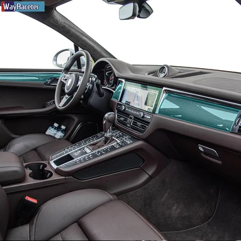 

Car Interior Central Console Dashboard TPU Sticker Transparent Protective Film For Porsche Macan 2014-Present Accessories