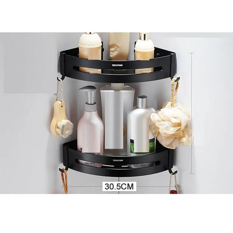 MODEL C Shelves Porta Shampoo Prateleira Corner Lazienka Pared Estanteria Shower Salle De Bain Wall Shelf Accessories Bathroom Organizer - Цвет: MODEL C