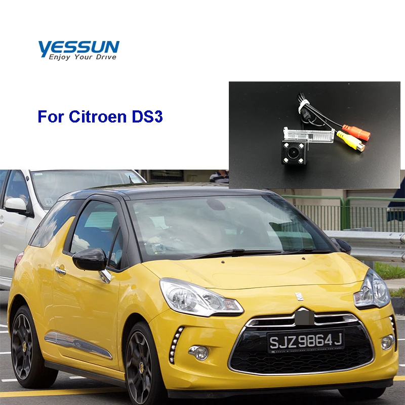 

Yessun HD CCD Night Vision Car Rear View Reverse Backup Camera Waterproof For Citroen DS3