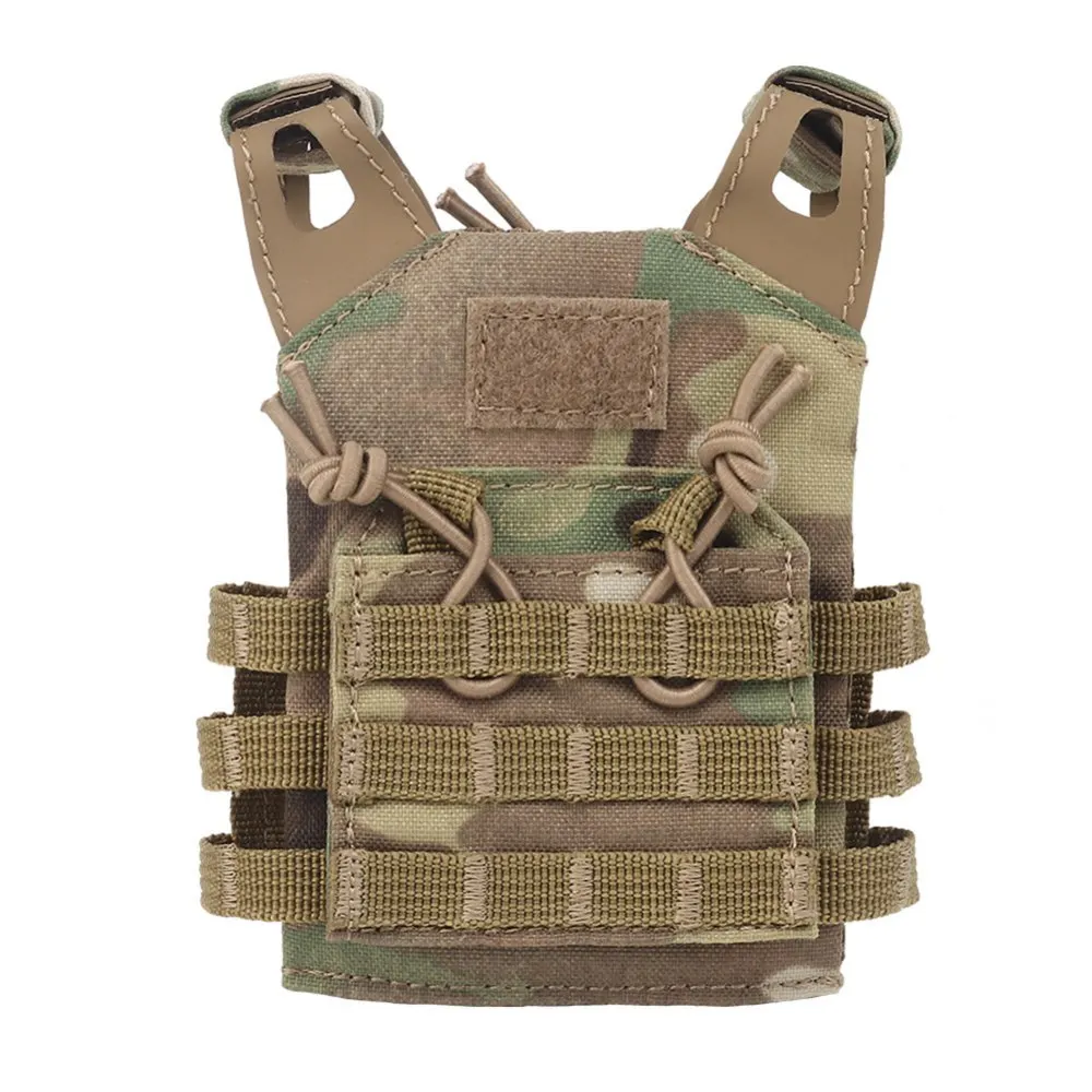 Mini Tactical Beer Bottle Vest Cover Military Miniature Molle Vest Beer