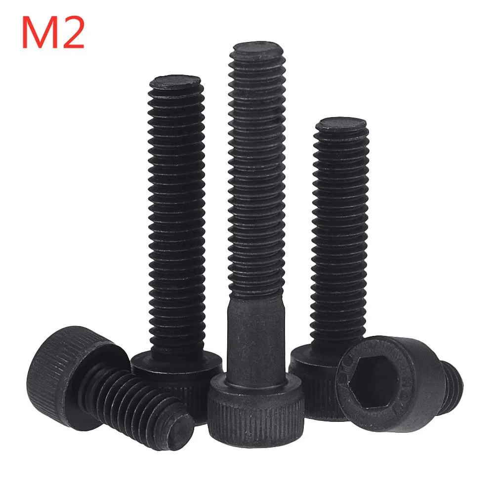 10 шт. M2x3-35 4 5 20 30 DIN912 Класс 12 9 Allen с цилиндрической головкой Винт шестигранной Кепки