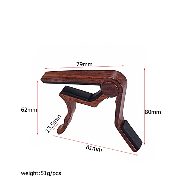 Durable Guitar Capo Heavy Duty Aluminium Alloy For 6-String Acoustic Guitar