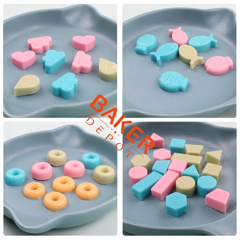 BAKER DEPOT конфеты Мармеладные формы силиконовые формы для конфет шоколадный кубик льда Мини Сердце облако инструмент для украшения торта с капельницей