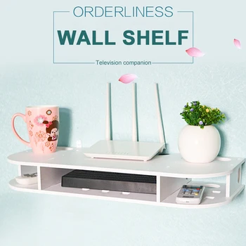 

Perfect WiFi Rack Balcony Kitchen Wide Application Space Saving Router Storage Box KTV Family Wall Mounted Hotel Hostel