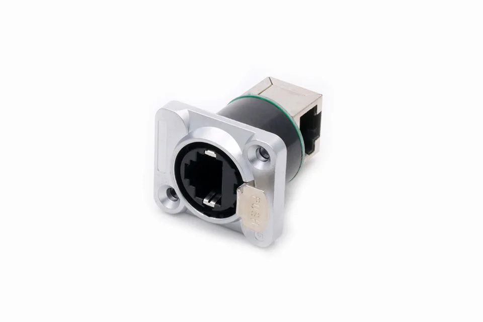 de ethernet rj45 8p8c, para painel fêmea,