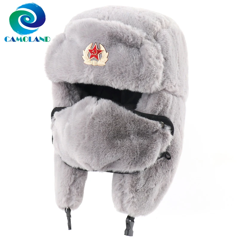 CAMOLAND Winter Thermal Faux Rabbit Fur 