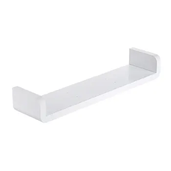 

Bathroom Rack Wall Mounted Plastic Self Adhesive Punch Free Waterproof Toilet Storage Shelf Home Container Shampoo Organizer