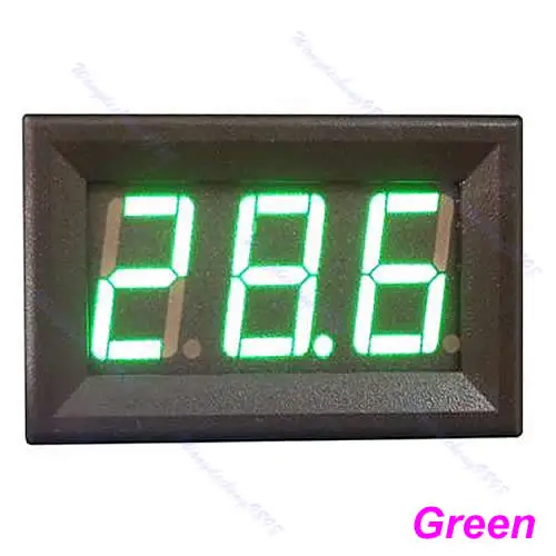 

Drop Shipping LED Voltage Panel Meter 3Bit Digital Display Voltmeter 1pc New Mini DC0-100V DC