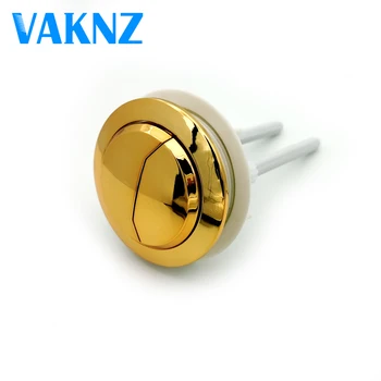 

Dual Flush Toilet Tank Gold colour Button Round shape Toilet Push Buttons Bathroom Accessories 48mm