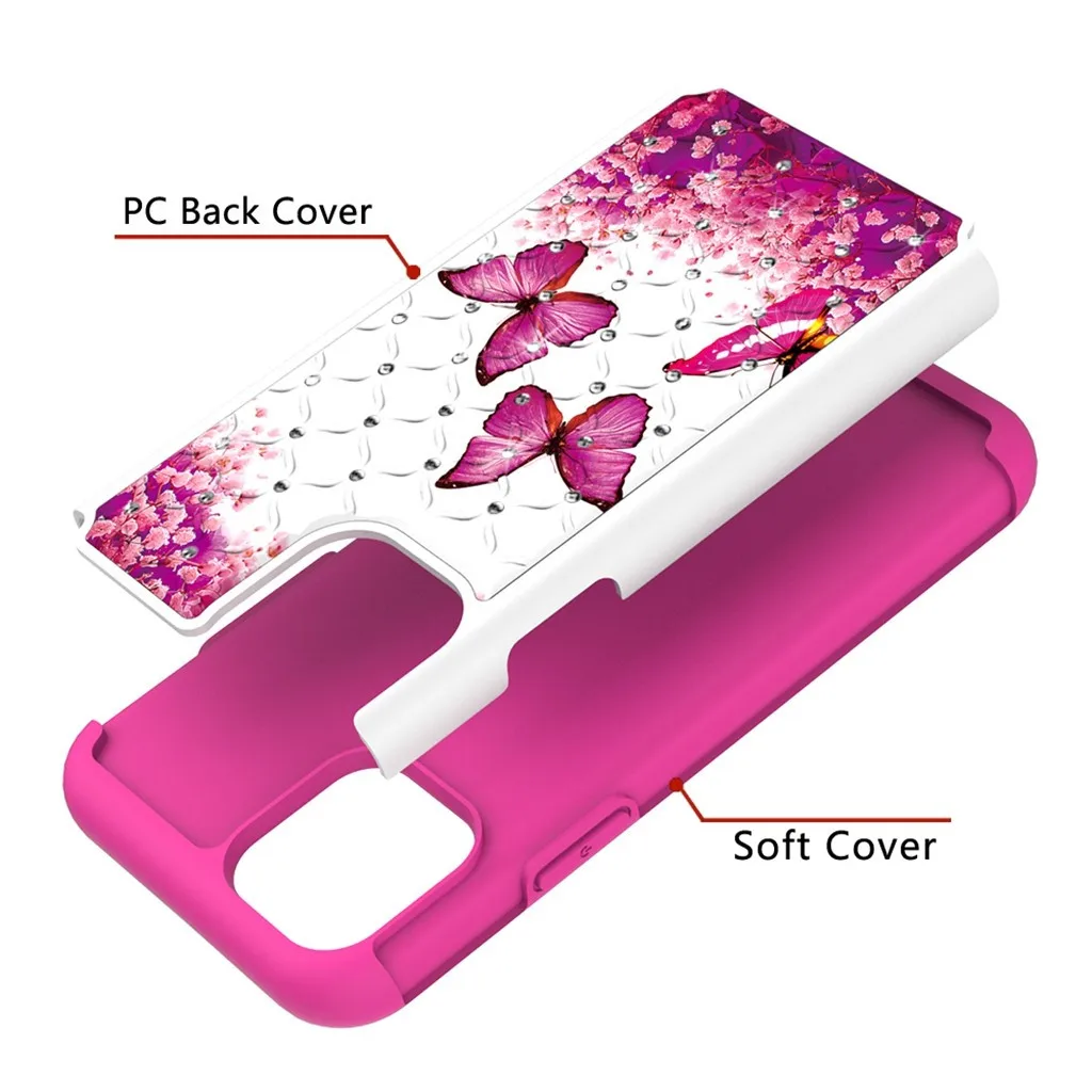 Dream Crystal Style Phone Case For iPhone 11Pro Max Dirt-resistant Slim Fashion Soft Cases Shockproof Dust-proof Phone Case