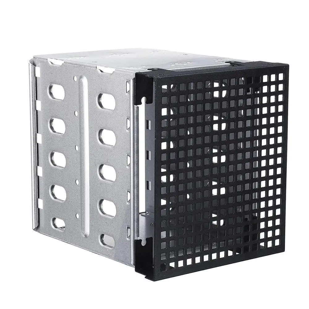 5 25 to 5x 3 5 SATA SAS HDD Cage Rack Hard Drive Tray disco duro 1