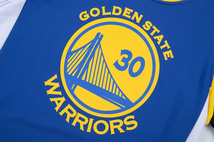 Warriors 30 No. Карри баскетбольная Футболка поддельные из двух частей спортивные с длинным рукавом Мужчины и женщины весна и осень вырез лодочкой свободные и P