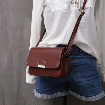 

Women's Designer Handbag 2020 Fashion New High quality PU Leather Women bag Contrast Lady Tote Shoulder Messenger Bag Crossbody