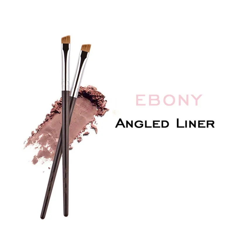 

MyDestiny Ebony-Series Angled Liner Brush - Super Soft Natural Hair Eye Define Eyebrow Brush