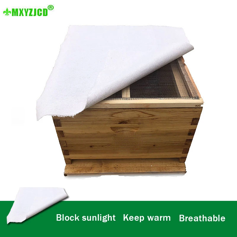 

10pcs Bee Box Covering Cloth Sunshade Keep Warm Thick Bee Cloth Cotton Material Not Offline Beekeeper Supplies