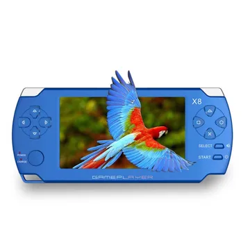 

X8 Ultra-thin Touch Handheld Game 64-bit 4.3-inch 8GB Game Console Mp5